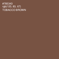 #785343 - Tobacco Brown Color Image
